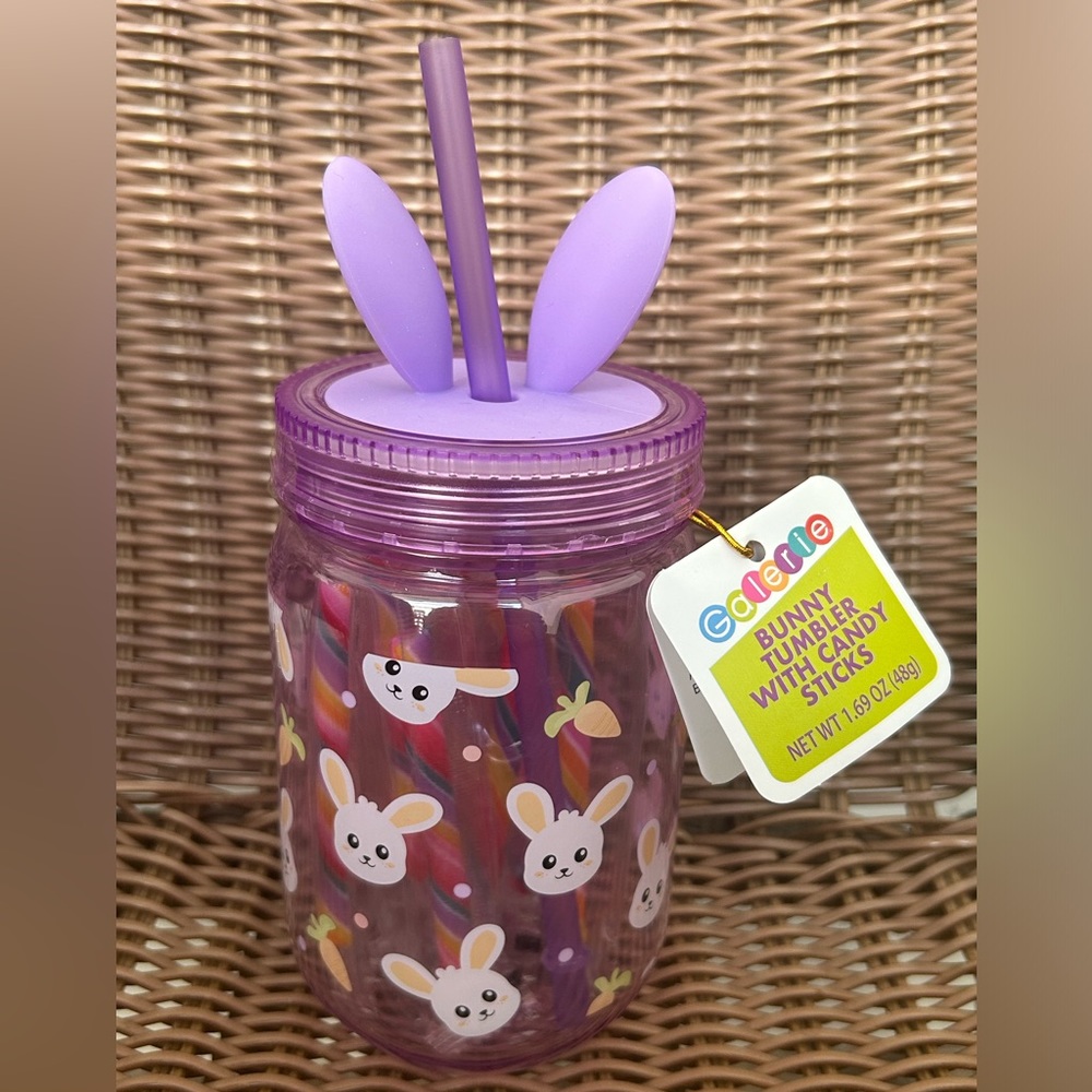 Bunny tumbler NWT